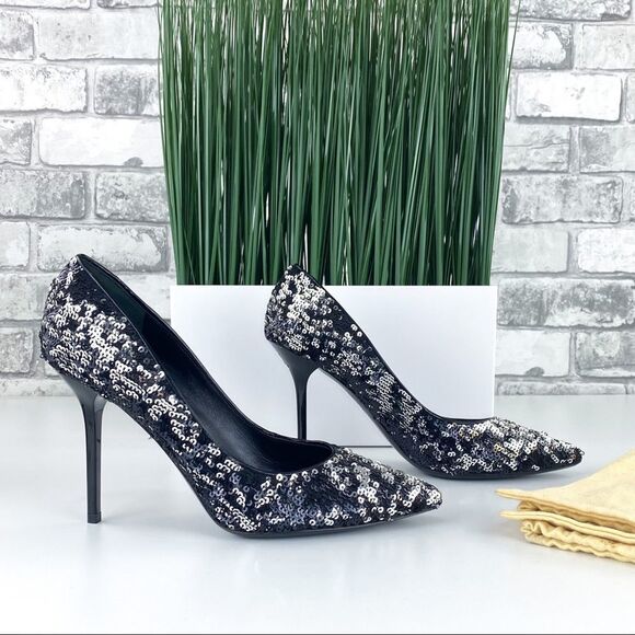 Authentic LOUIS VUITTON Sequin Pumps 38​​​ - Picture 1 of 11
